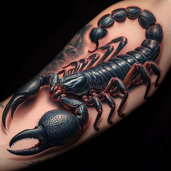 20 Ferocious Scorpion Tattoo Ideas 22 3D Scorpion Tattooc874