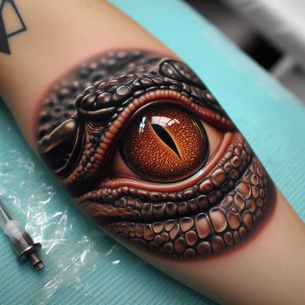 15 Powerful Alligator Tattoo Ideas To Entertain Your Morbid Curiosity 7 Alligator Eye Tattooce32