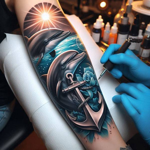 15 Wonderful Dolphin Tattoo Ideas 22
