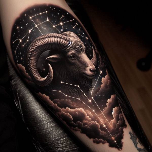 23 Alluring Aries Tattoo Ideas 1 Aries Constellation Tattoo 1cf7e
