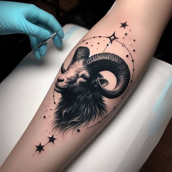23 Alluring Aries Tattoo Ideas 2 Aries Constellation Tattoo 265da