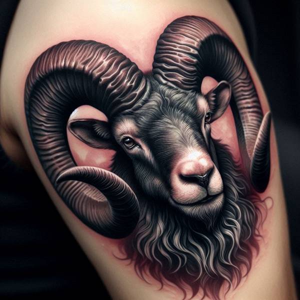 23 Alluring Aries Tattoo Ideas 3 Aries Ram Tattoo 14581