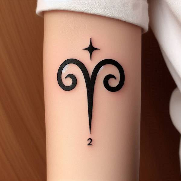 23 Alluring Aries Tattoo Ideas 7 Aries Zodiac Sign Tattoo 24edf