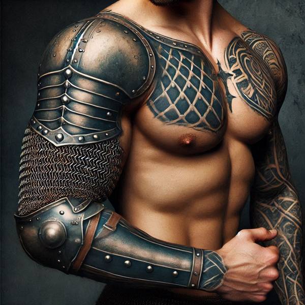Armor Sleeve Tattoo 23d74
