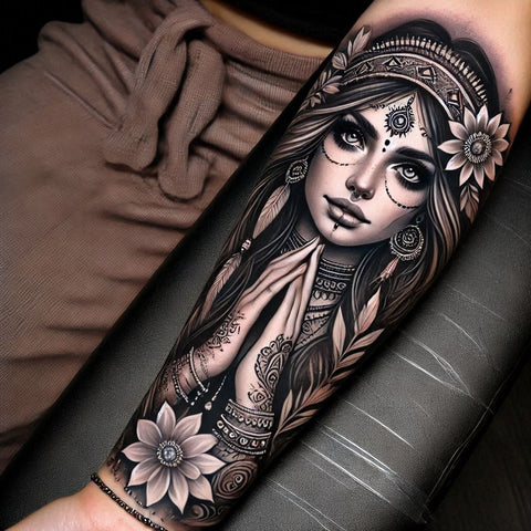 14 Heartwarming Gypsy Tattoo Ideas 11