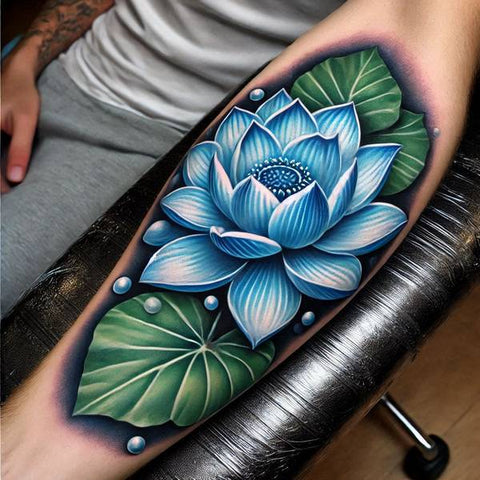 28 Refreshing Lotus Flower Tattoo Ideas 15