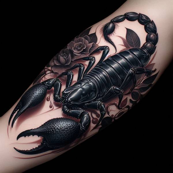 20 Ferocious Scorpion Tattoo Ideas 15 Borneo Scorpion Tattoocac4