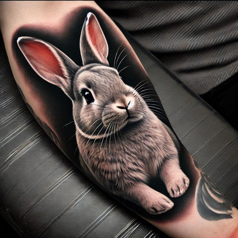 28 Rabbit Tattoo Ideas To Immerse Yourself In Nature 32