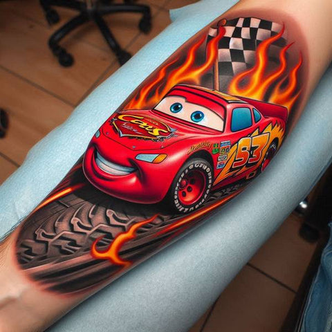 14 Charming Car Tattoo Ideas 24