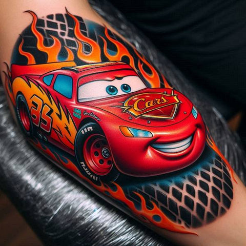 14 Charming Car Tattoo Ideas 25
