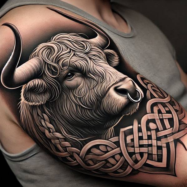 23 Invincible Bull Tattoo Ideas To Obliterate Your Fears And Worries 30 Celtic Bull Tattoo0dcd