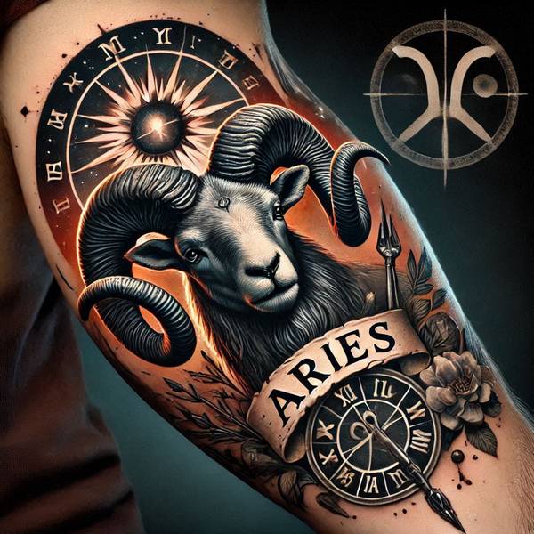 23 Alluring Aries Tattoo Ideas 26 Cool Aries Tattoo9ed3