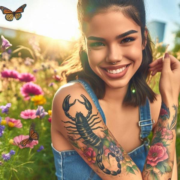 20 Ferocious Scorpion Tattoo Ideas 25 Cute Scorpion Tattoo3c7a
