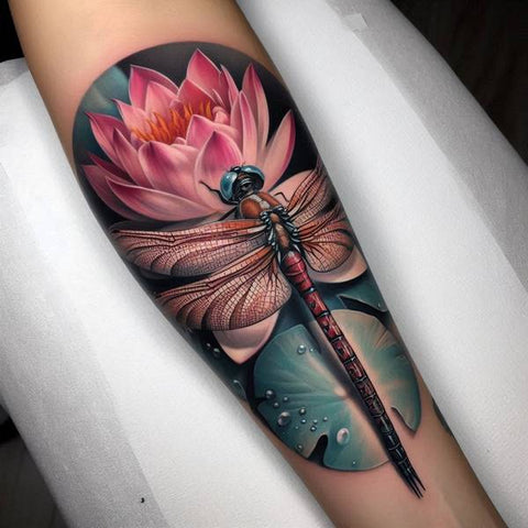 28 Refreshing Lotus Flower Tattoo Ideas 13