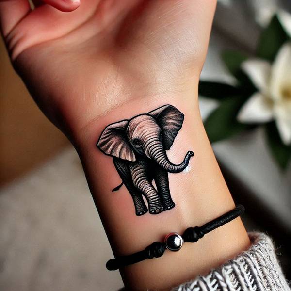 31 Graceful Elephant Tattoo Ideas To Crush Your Fears And Worries Into Dust 40 Elephant Tattoo On Wrist8a63