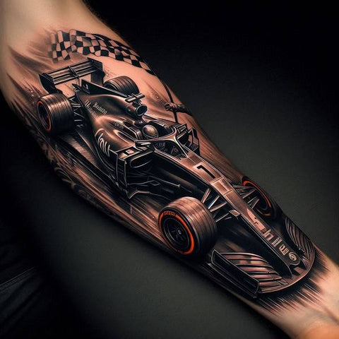 14 Charming Car Tattoo Ideas 16