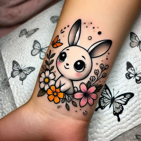 28 Rabbit Tattoo Ideas To Immerse Yourself In Nature 14