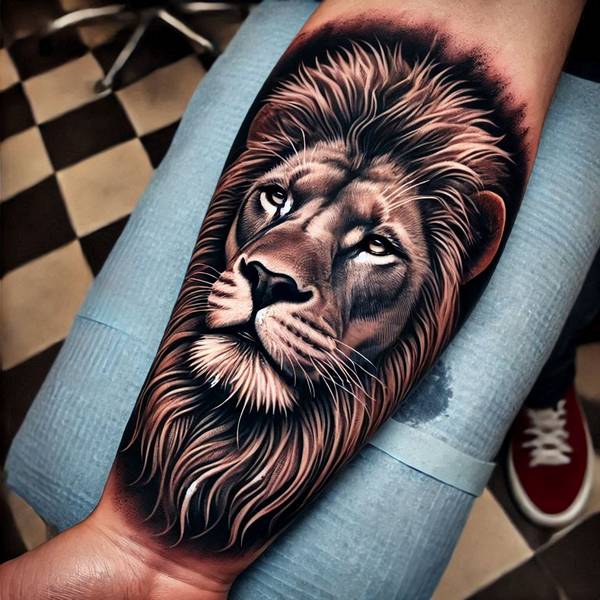 42 Creative Lion Tattoo Ideas 31 Guardian Lion Tattoo9b05