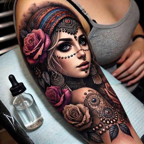 14 Heartwarming Gypsy Tattoo Ideas 5