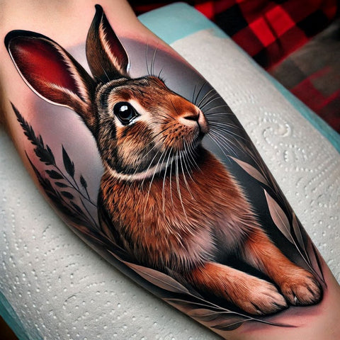 28 Rabbit Tattoo Ideas To Immerse Yourself In Nature 11