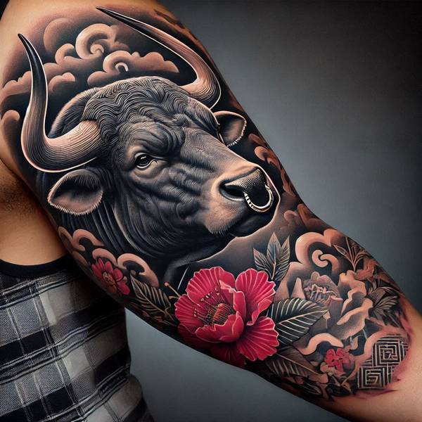 23 Invincible Bull Tattoo Ideas To Obliterate Your Fears And Worries 27 Japanese Bull Tattoo 1c251