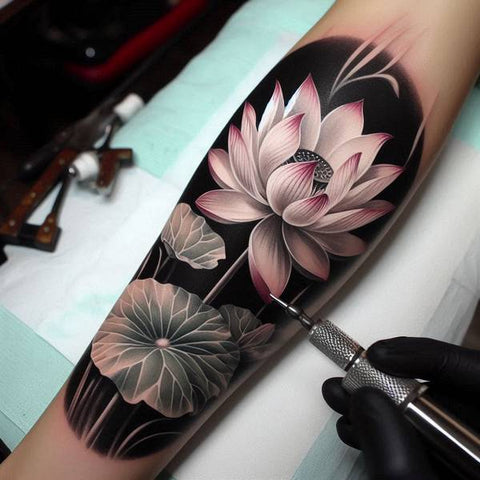 28 Refreshing Lotus Flower Tattoo Ideas 6