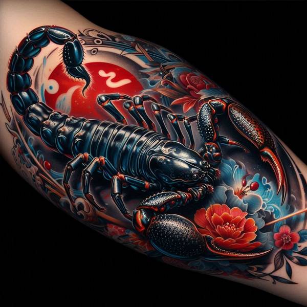 20 Ferocious Scorpion Tattoo Ideas 16 Japanese Scorpion Tattoo1936