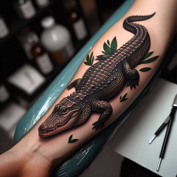 15 Powerful Alligator Tattoo Ideas To Entertain Your Morbid Curiosity 21 Lacoste Alligator Tattoofa32
