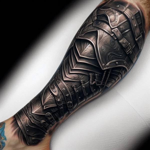 Leg Armor Tattoo 1558d