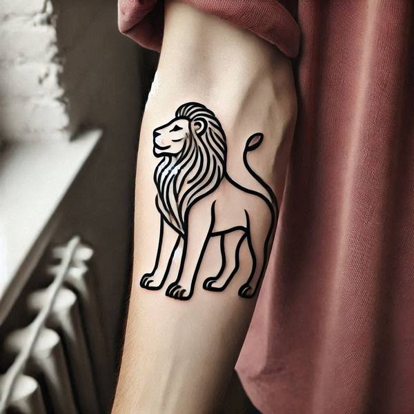 42 Creative Lion Tattoo Ideas 39 Lion Outline Tattood7eb