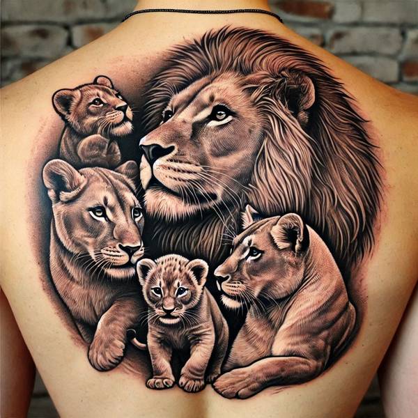42 Creative Lion Tattoo Ideas 23 Lion Tattoo On Back2c14