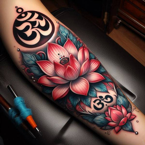 28 Refreshing Lotus Flower Tattoo Ideas 23