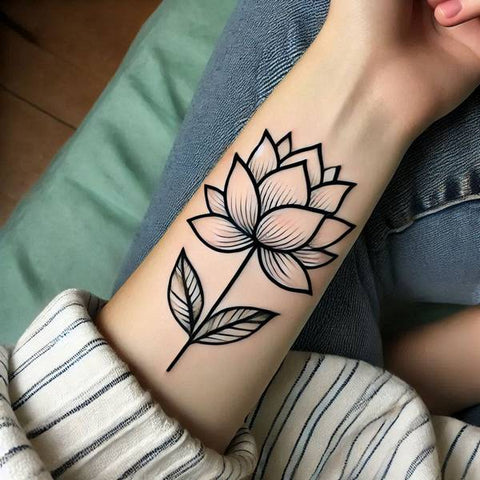 28 Refreshing Lotus Flower Tattoo Ideas 21