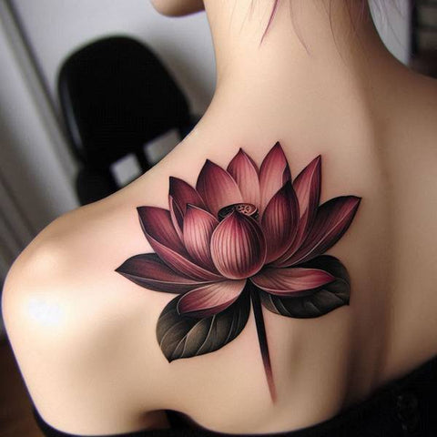 28 Refreshing Lotus Flower Tattoo Ideas 22