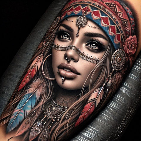 14 Heartwarming Gypsy Tattoo Ideas 9