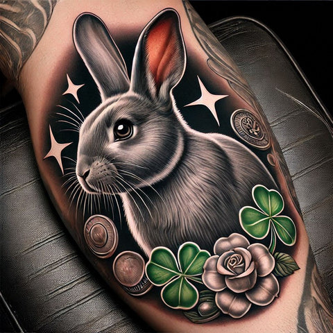 28 Rabbit Tattoo Ideas To Immerse Yourself In Nature 26