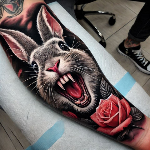 28 Rabbit Tattoo Ideas To Immerse Yourself In Nature 1