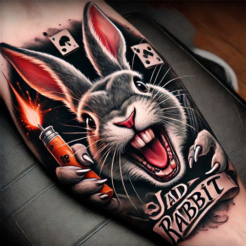 28 Rabbit Tattoo Ideas To Immerse Yourself In Nature 2