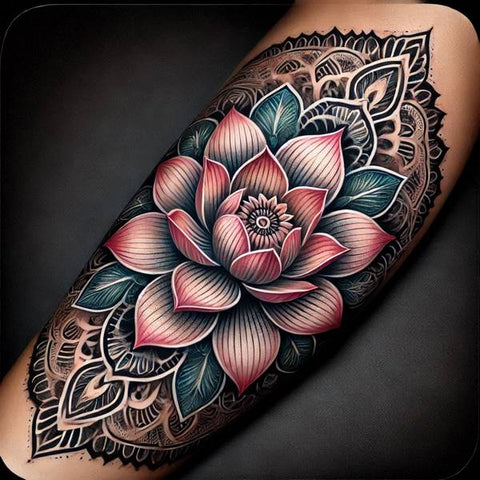 28 Refreshing Lotus Flower Tattoo Ideas 1