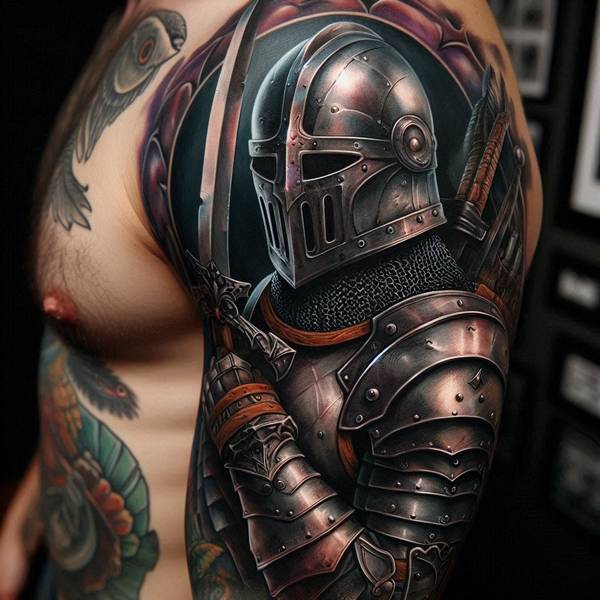 Medieval Armor Tattoof02c