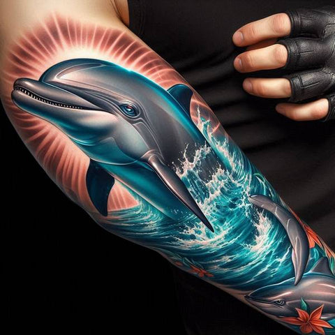 15 Wonderful Dolphin Tattoo Ideas 2