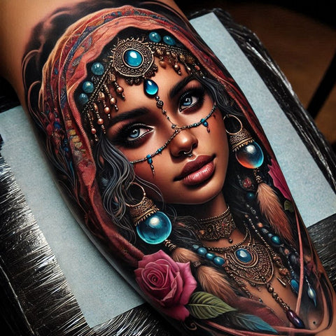 14 Heartwarming Gypsy Tattoo Ideas 7