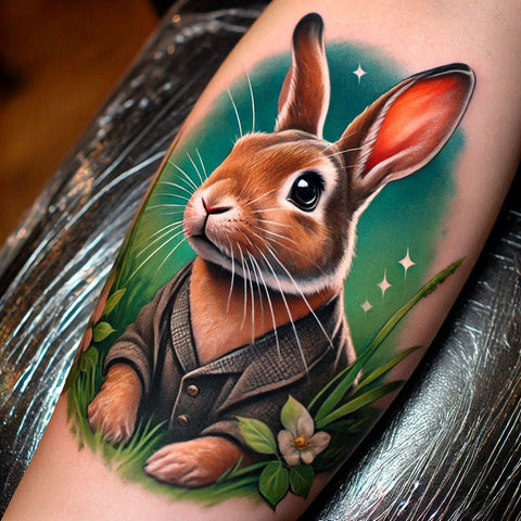 28 Rabbit Tattoo Ideas To Immerse Yourself In Nature 24