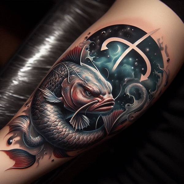 23 Alluring Aries Tattoo Ideas 12 Pisces Aries Tattoo6e68