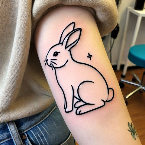 28 Rabbit Tattoo Ideas To Immerse Yourself In Nature 27