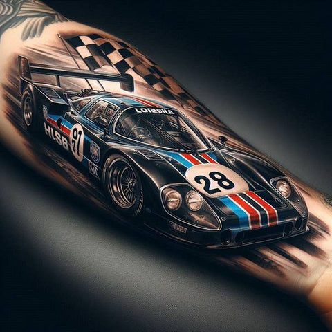 14 Charming Car Tattoo Ideas 1