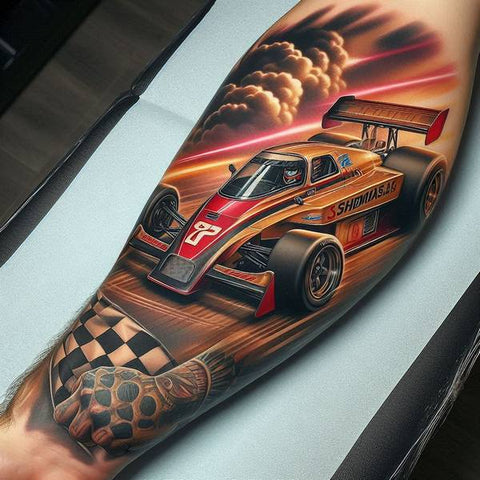 14 Charming Car Tattoo Ideas 2