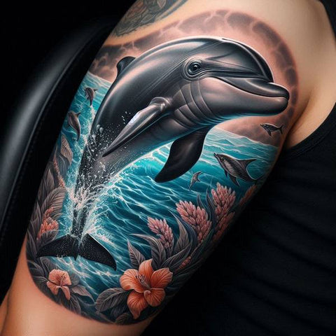 15 Wonderful Dolphin Tattoo Ideas 10