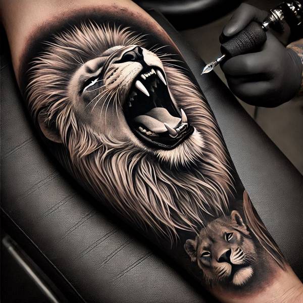 42 Creative Lion Tattoo Ideas 29 Realistic Lion Tattoob209