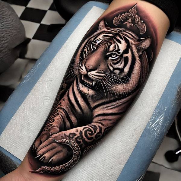 37 Trembling Tiger Tattoo Ideas To Feel Like The King Of The World 41 Sak Yant Tiger Tattoo3e9e